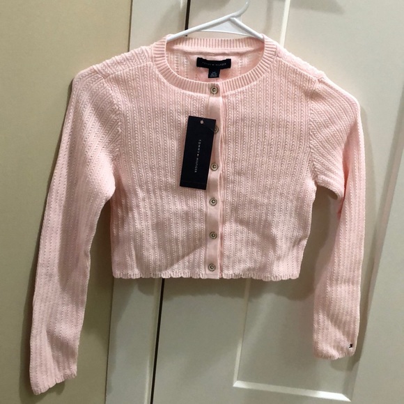 Tommy Hilfiger Cropped Top Kid Girls Little Preschool Long Sleeve. - Picture 1 of 3